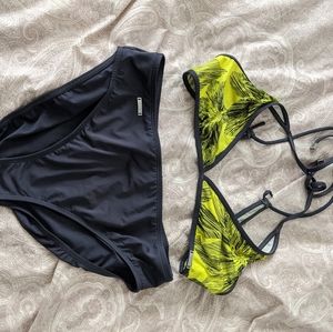 Nike yellow bikini set